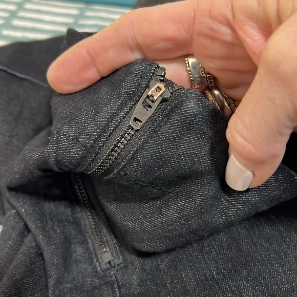 Prairie Underground Long Cigarette Pant in Black Denim Size XS - Picture 10 of 16